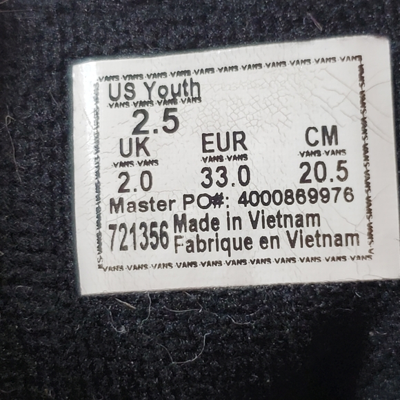 Vans skater shoes size 2.5 - Picture 5 of 12